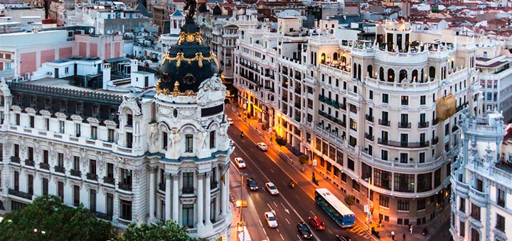 Gran via de Madrid
