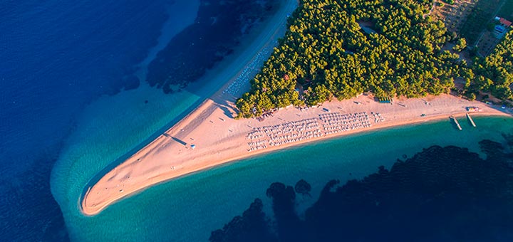 Playa Zlatni Rat Croacia